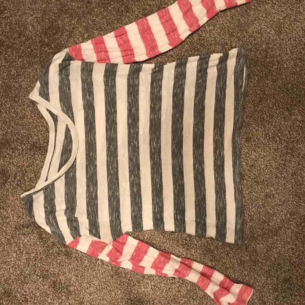 PACSUN stripped long sleeve tee